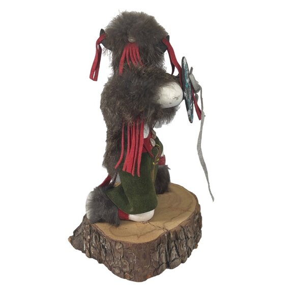 Buffalo Warrior by Brenda Juan 12 in Kachina Doll - Picture 3 of 7